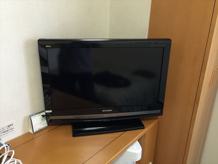 ホテルのテレビ画像