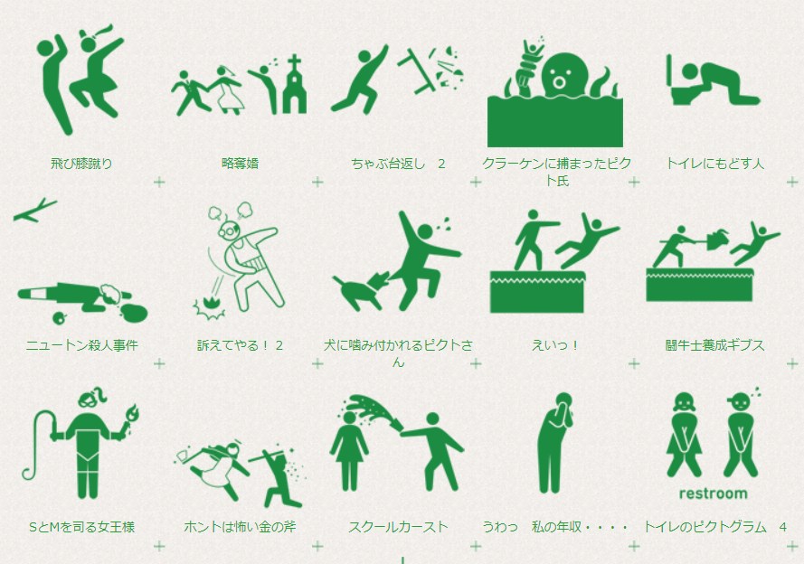 商用利用もok 非常口マークみたいなアレが多数の Human Pictgram2 0 明日やります