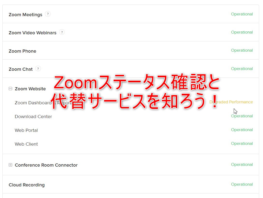 Zoomのステータス確認法と他の無料ツールを知ることでオンラインミーティングを円滑に開催する